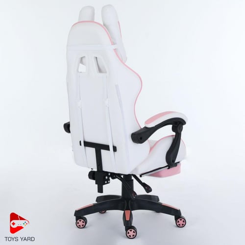 كرسي قيمنق برو4 وردي بأبيض