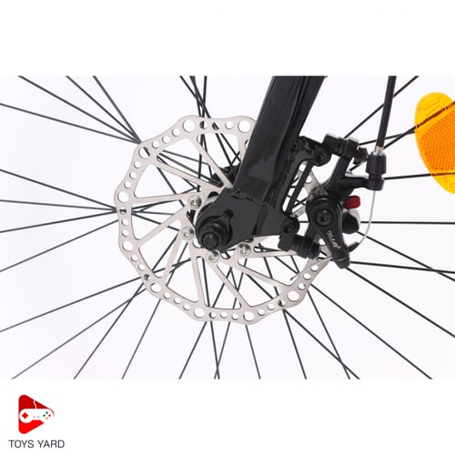 دراجة هوائية رياضية رود للطرق المستويه أصفر بأسود