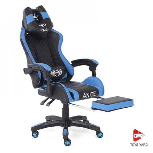 كرسي قيمنق برو4 أزرق