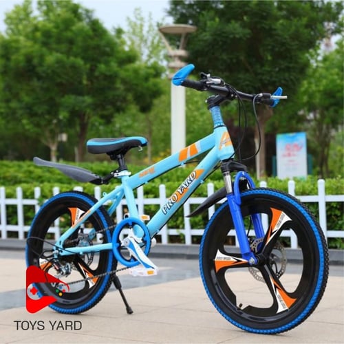 دراجة هجين للصغار مقاس 18-20 لون أزرق