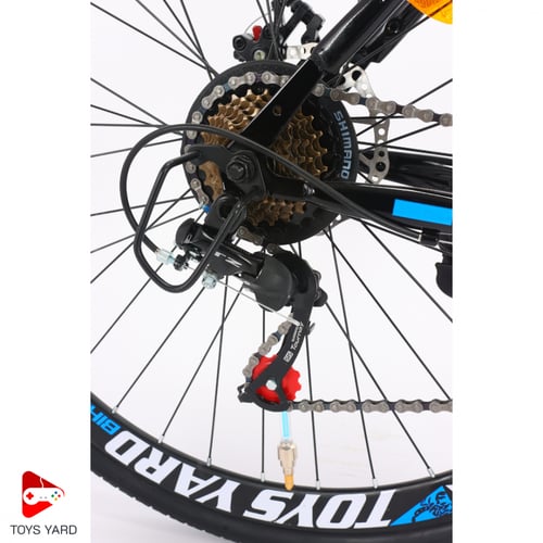 دراجة هوائية رياضية رود للطرق المستويه أزرق بأسود