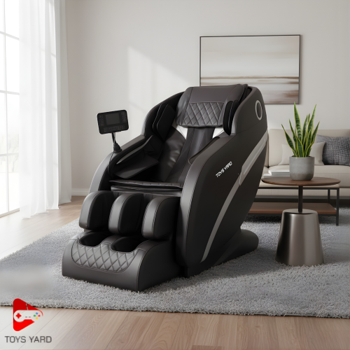 كرسي مساج كونكورد 4D للجسم بالكامل 2024 لون أسود م...