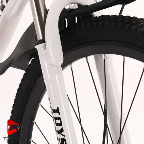 سيكل رياضي هجين جاكور المطورة لون أبيض