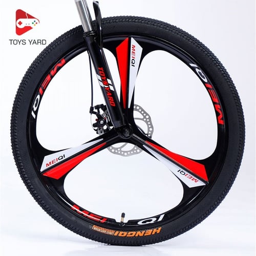 دراجة هوائية رياضية قابلة للطي أحمر بأسود