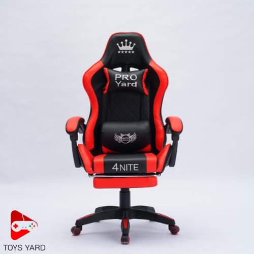 كرسي العاب قيم أحمر مع طاولة العاب زاوية لون أحمر