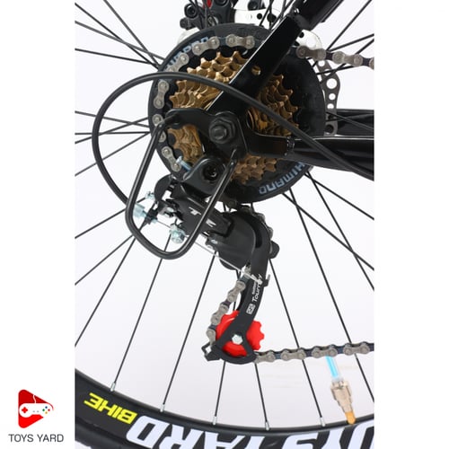 دراجة هوائية رياضية رود للطرق المستويه أصفر بأسود