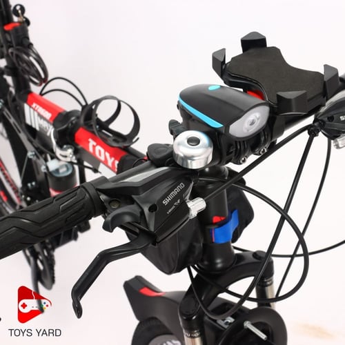 دراجة هوائية رياضية قابلة للطي أحمر بأسود