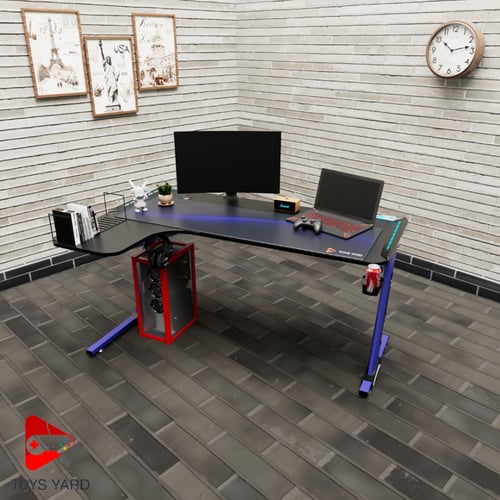 طاوله قيمنق بلس 2 لون أزرق