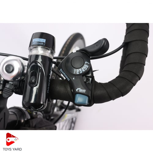 دراجة هوائية رياضية رود للطرق المستويه أصفر بأسود