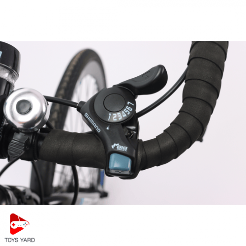 دراجة هوائية رياضية رود للطرق المستويه أزرق بأسود