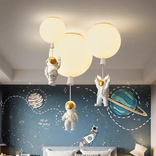 ثريا سقف LED مودرن بتصميم رواد الفضاء والبالونات –...