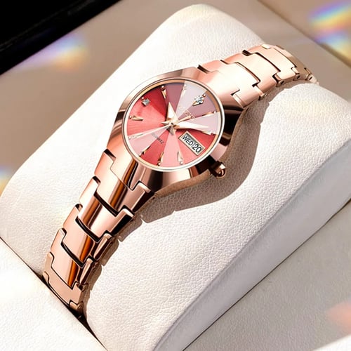 OLEVS ساعة للرجال والنساء فاخرة الأصلي كوارتز مقاو...