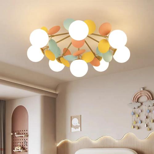 ثريا سقف مودرن بتصميم كرات الزجاج المثلج الفاخرة |...