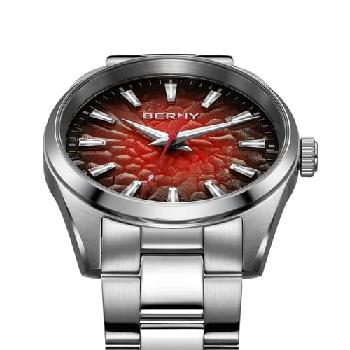 ساعة بيرني للرجال 10ATM ياقوت مضيئة كوارتز عصرية