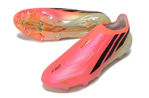 ADIDAS F50 HYPERFAST LACELESS FG PINK/BLACK