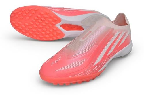 ADIDAS F50 HYPERFAST LACELESS TF PINK/WHITE