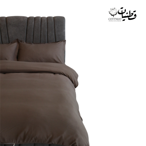 مفرش فندقي - بني غامق