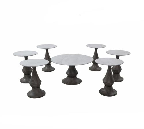 طقم شاي سراميك 1+6