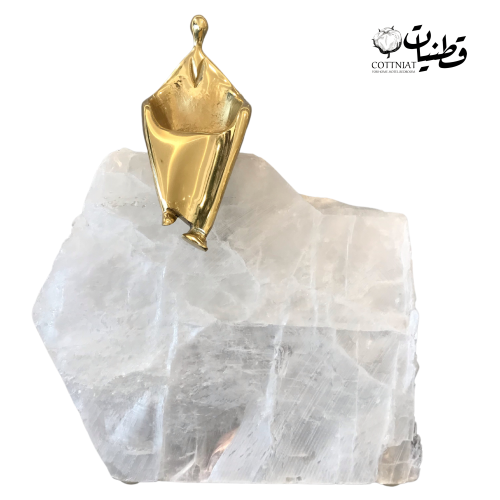 تحفه حجر كريستال طبيعي