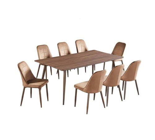 طاولة طعام 8كرسي خشب