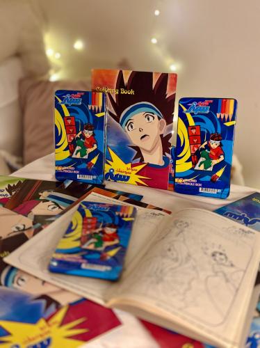 Coloring book and colors Super Sonic Spinner
