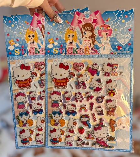 Old 3D stickers