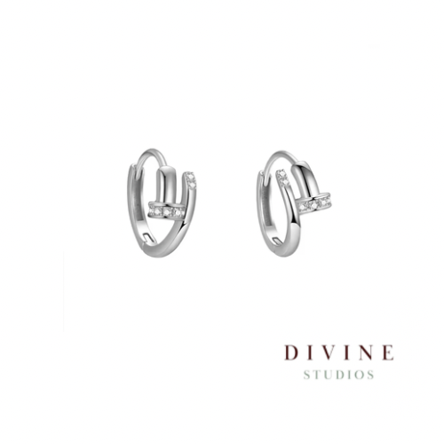 JUSTE UN CLOU Silver 925 earrings