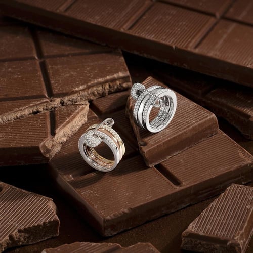 APM LOVE, SMILE, BONHEUR Silver 925 Ring