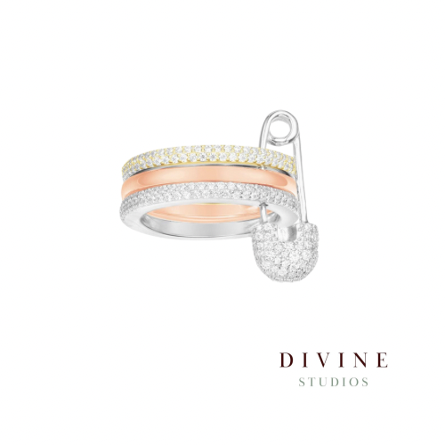 APM LOVE, SMILE, BONHEUR Silver 925 Ring