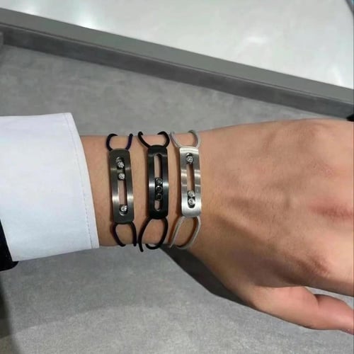 MOVE TITANIUM men full black bracelet