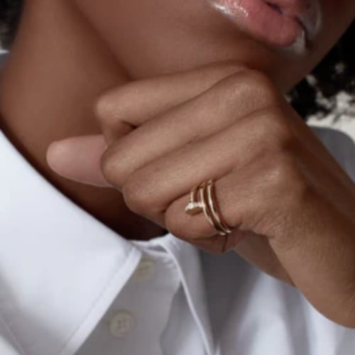 JUSTE UN CLOU Stainless steel ring