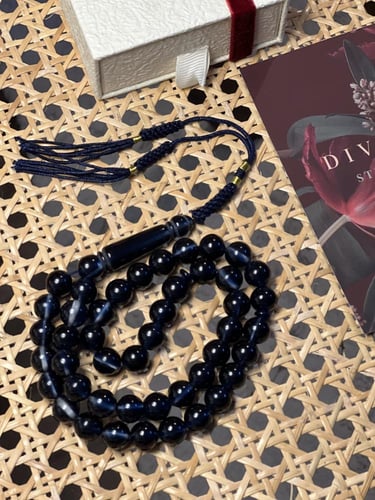 سبحة بكلايت كحلي كركوشه تفصال كويتي