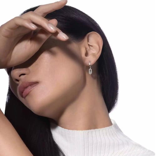 MOVE UNO Silver 925 Earrings