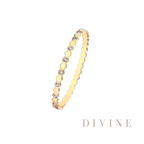 Be My Love stainless steel gold bracelet