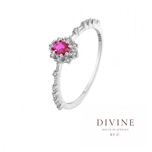 Rube flower silver 925 ring