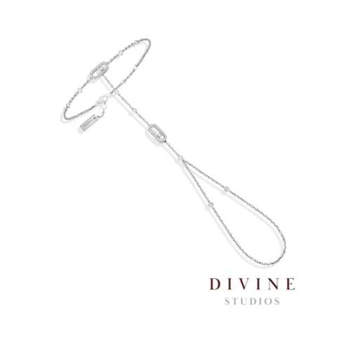 Move Uno Hand Chain silver 925 Bracelet