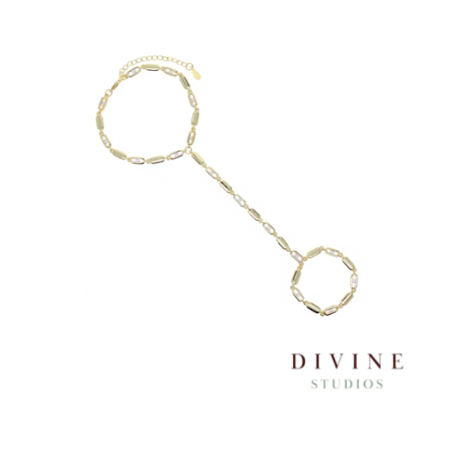 سلسلة يد تولوز ذهبية