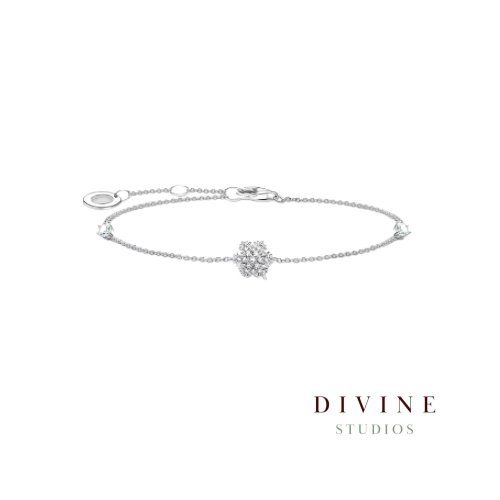 Snowflake silver 925 bracelet