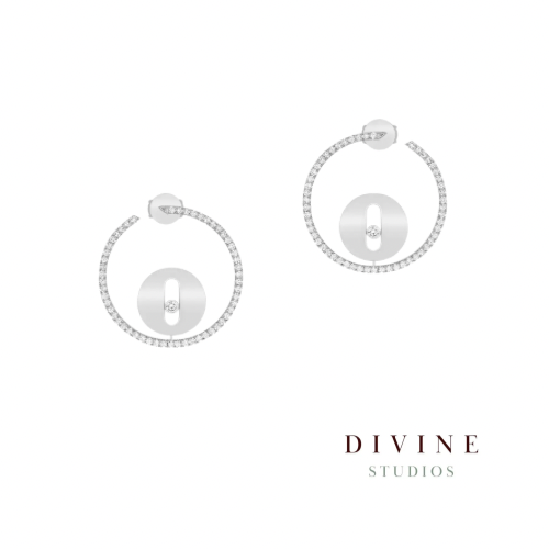 CRÉOLES LUCKY MOVE Silver 925 Earrings