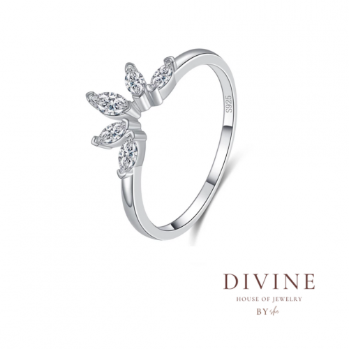 sun flower silver 925 ring