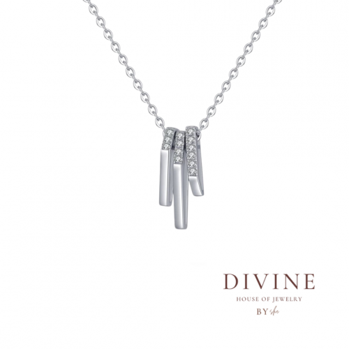 Personality Geometric silver 925 necklace