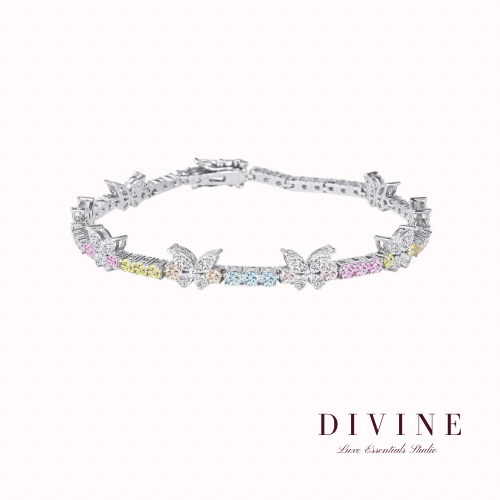 Colorful butterfly bracelet