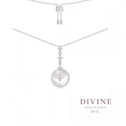Dainty Star silver plated necklace