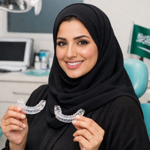 قوالب التبييض المنزلي للفكين