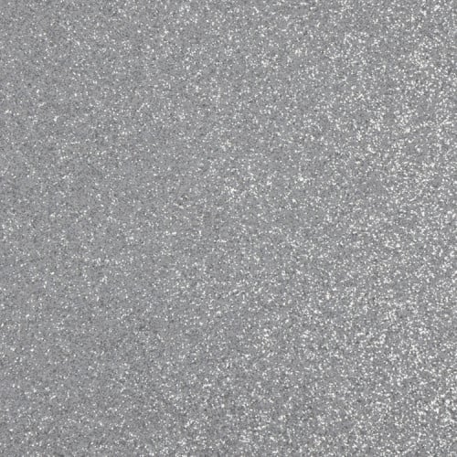 ورقة قليتر كاردستوك مقوى فضي 03، 12x12 انش من هاند...