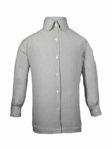 بلوزة بنات اسود مقلم رفيع