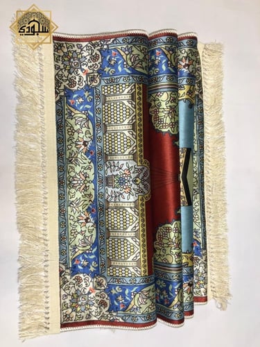 سجادة كالحرير فاخرة - أحمر