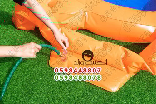 لعبة رمي كور قدم نفخ لاصقة 1×1.5×1.5 متر