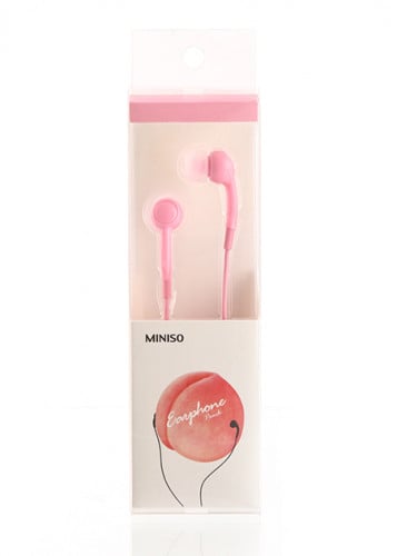 سماعة اذن سلكية ( زهري )