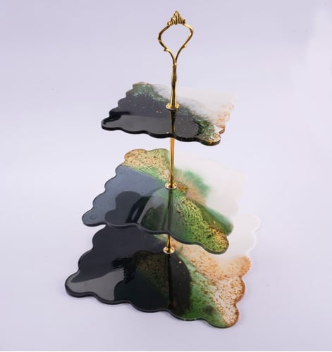 352 - قالب سيليكون طبقات الكعك ( 3 قطع )